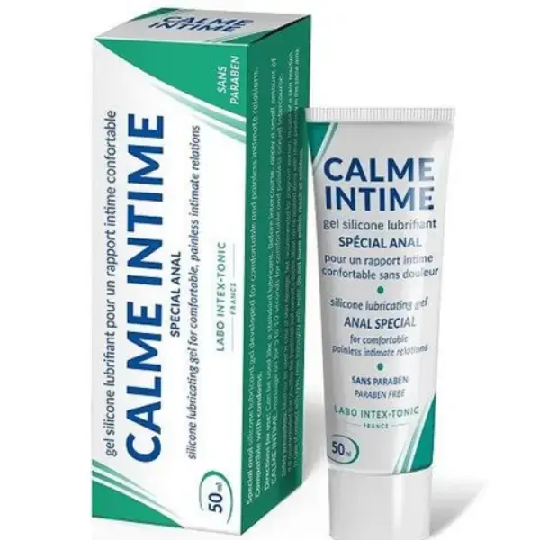 Gel anal Calme intime tube de 50ml , idéal pour detendre l'anus avant pénétration. Livraison sur TAhiti et les iles - Sexshop en ligne plizmetahiti.com