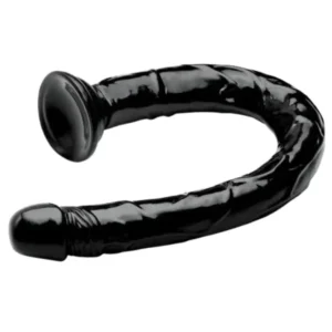 Gode ventouse en U 48 cm – 3,5 cm – Noir